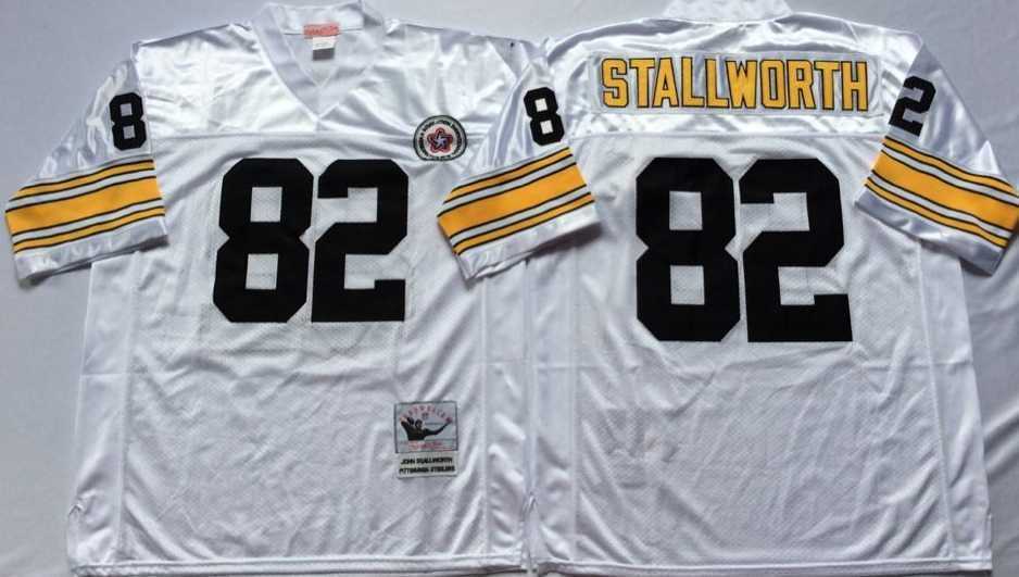 Men's Pittsburgh Steelers #82 John Stallworth White Throwback Stitched Football Jersey,We sell and wholesale Men's Pittsburgh Steelers #82 John Stallworth White Throwback Stitched Football Jersey on line form chian!