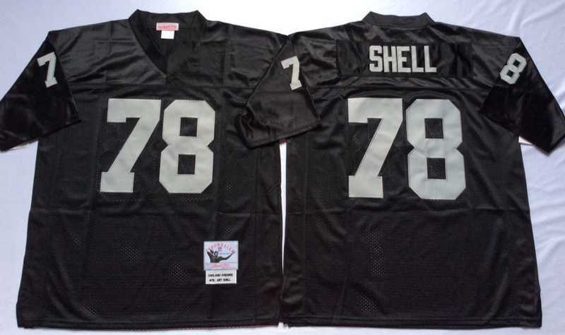 Men's Raiders #78 Art Shell Black Throwback Stitched Football Jersey,We sell and wholesale Men's Raiders #78 Art Shell Black Throwback Stitched Football Jersey on line form chian!