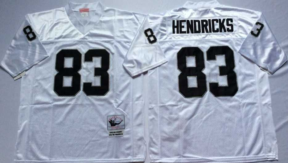 Men's Raiders #83 Ted Hendricks White Throwback Stitched Football Jersey,We sell and wholesale Men's Raiders #83 Ted Hendricks White Throwback Stitched Football Jersey on line form chian!