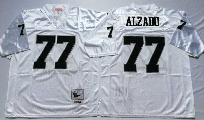Men's Raiders #77 Lyle Alzado White Throwback Stitched Football Jersey,We sell and wholesale Men's Raiders #77 Lyle Alzado White Throwback Stitched Football Jersey on line form chian!