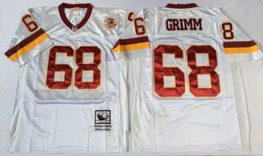 Men's Redskins #68 Russ Grimm White Throwback Stitched Football Jersey,We sell and wholesale Men's Redskins #68 Russ Grimm White Throwback Stitched Football Jersey on line form chian!