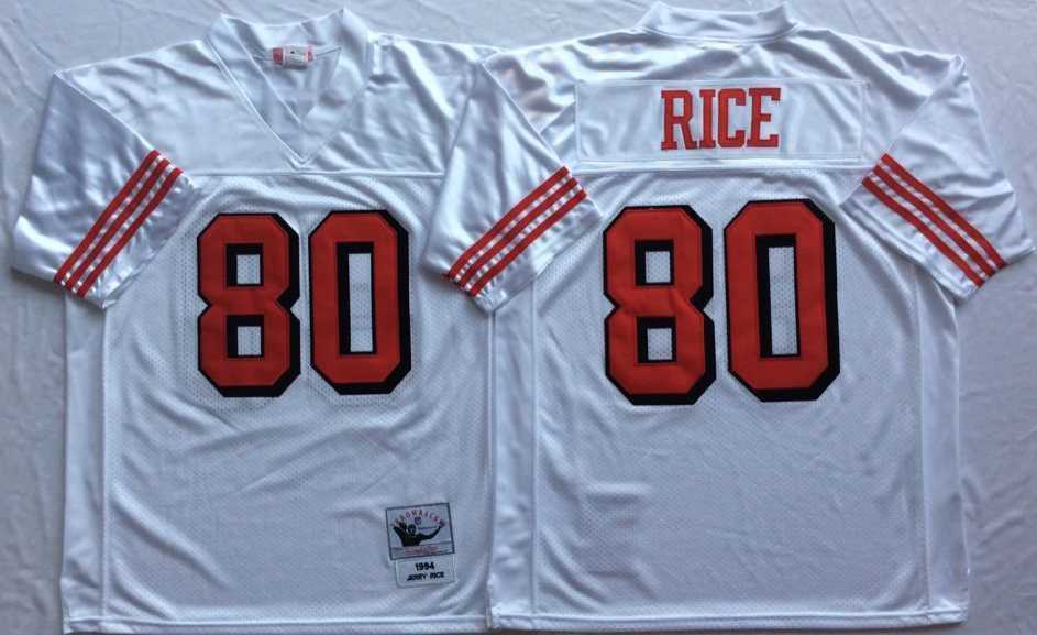 Men's San Francisco 49ers #80 Jerry Rice White 75th Throwback Stitched Football Jersey,We sell and wholesale Men's San Francisco 49ers #80 Jerry Rice White 75th Throwback Stitched Football Jersey on line form chian!
