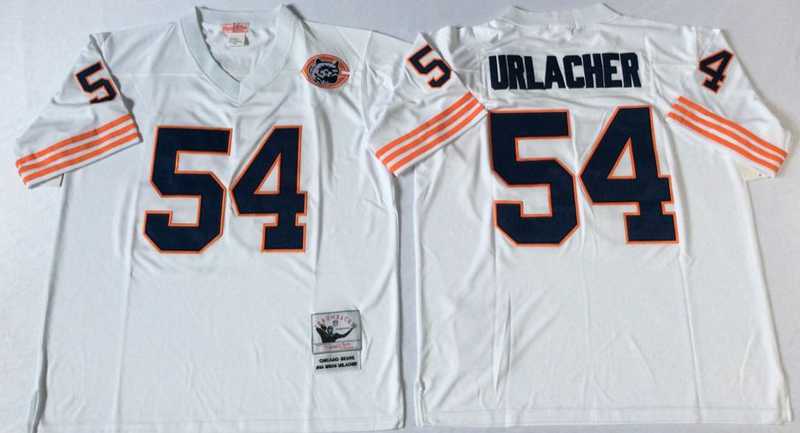 Men's Chicago Bears #54 Brian Urlacher White Throwback Stitched Football Jersey,We sell and wholesale Men's Chicago Bears #54 Brian Urlacher White Throwback Stitched Football Jersey on line form chian!