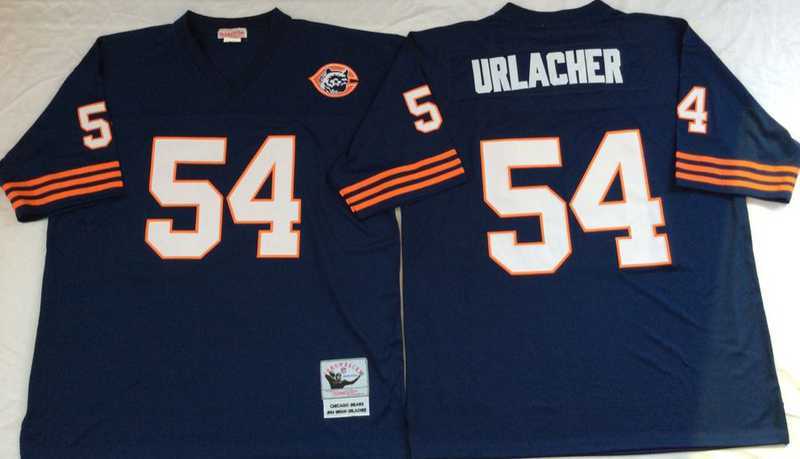 Men's Chicago Bears #54 Brian Urlacher Navy Throwback Stitched Football Jersey,We sell and wholesale Men's Chicago Bears #54 Brian Urlacher Navy Throwback Stitched Football Jersey on line form chian!