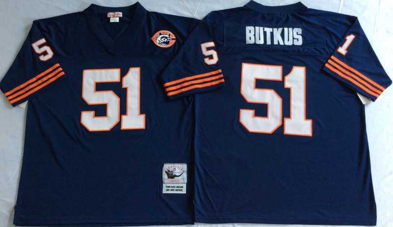 Men's Chicago Bears #51 Dick Butkus Navy Throwback Stitched Football Jersey,We sell and wholesale Men's Chicago Bears #51 Dick Butkus Navy Throwback Stitched Football Jersey on line form chian!