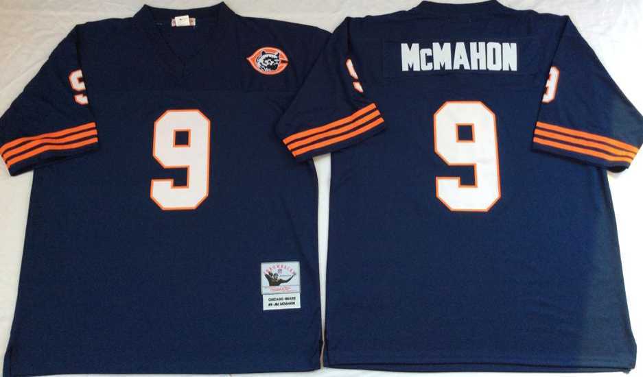 Men's Chicago Bears #9 Jim McMahon Navy 1985 Throwback Stitched Football Jersey,We sell and wholesale Men's Chicago Bears #9 Jim McMahon Navy 1985 Throwback Stitched Football Jersey on line form chian!