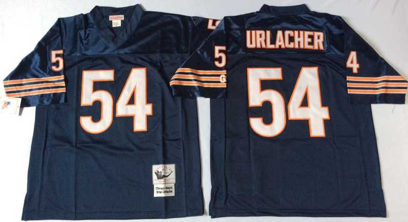 Men's Chicago Bears #54 Brian Urlacher Navy 1985 Throwback Jersey,We sell and wholesale Men's Chicago Bears #54 Brian Urlacher Navy 1985 Throwback Jersey on line form chian!