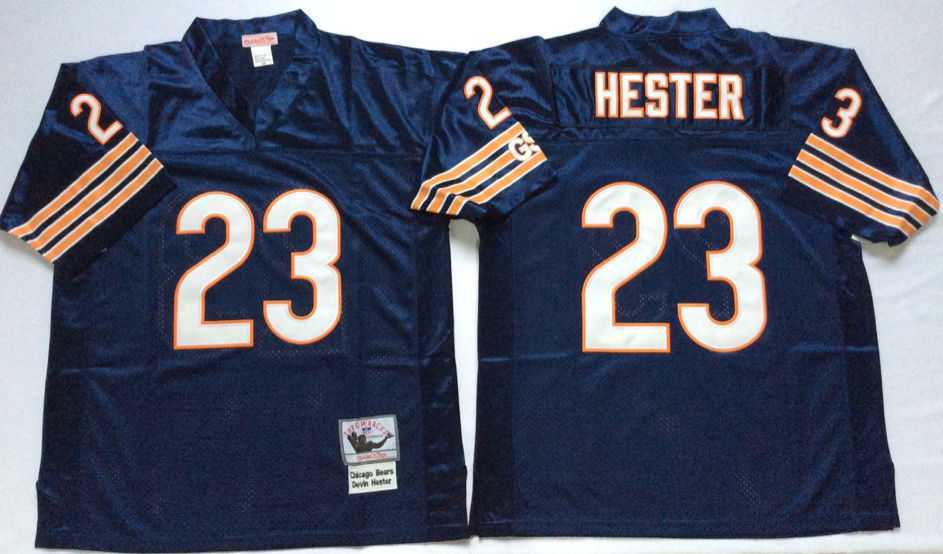 Men's Chicago Bears #23 Devin Hester Navy Throwback Stitched Football Jersey,We sell and wholesale Men's Chicago Bears #23 Devin Hester Navy Throwback Stitched Football Jersey on line form chian!