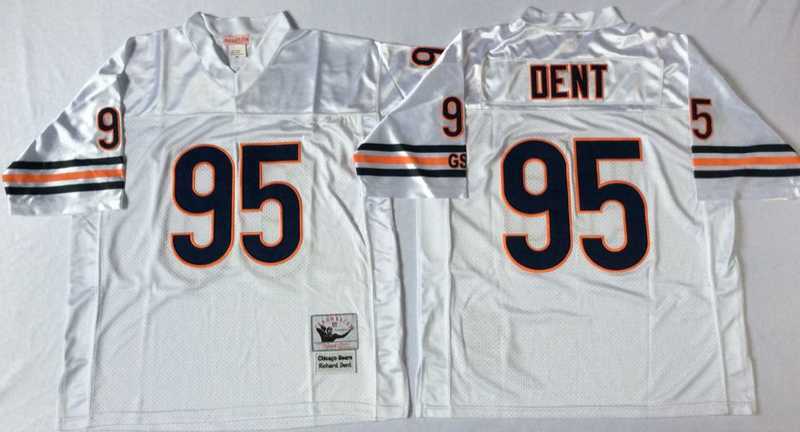 Men's Chicago Bears #95 Richard Dent White Throwback Stitched Football Jersey,We sell and wholesale Men's Chicago Bears #95 Richard Dent White Throwback Stitched Football Jersey on line form chian!