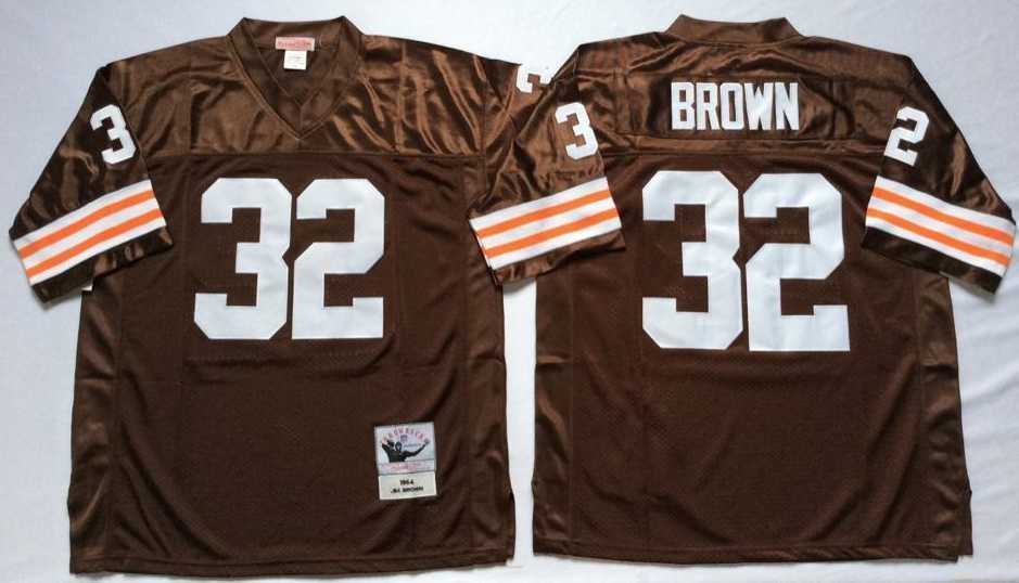 Men's Cleveland Browns #32 Jim Brown Brown Throwback Stitched Football Jersey,We sell and wholesale Men's Cleveland Browns #32 Jim Brown Brown Throwback Stitched Football Jersey on line form chian!