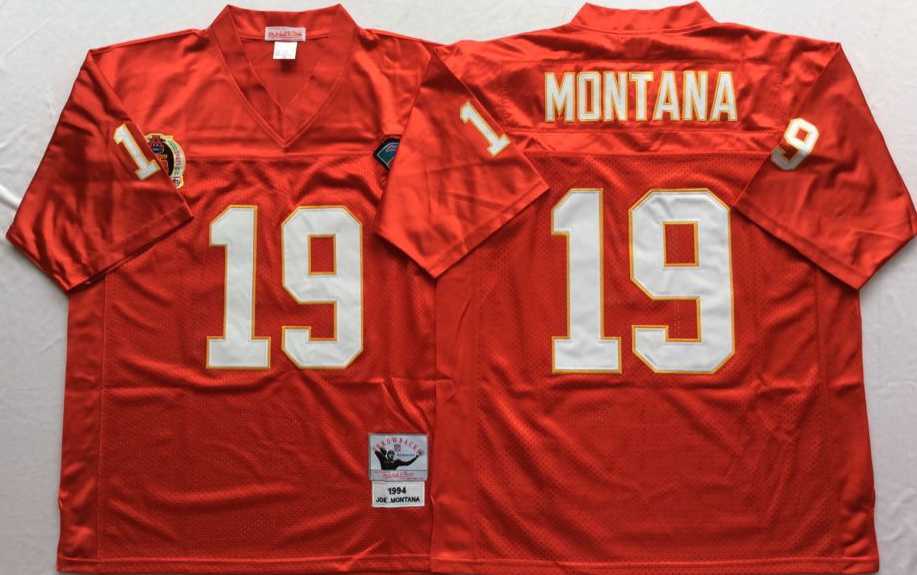 Men's Kansas City Chiefs #19 Joe Montana Red Throwback Stitched Football Jersey,We sell and wholesale Men's Kansas City Chiefs #19 Joe Montana Red Throwback Stitched Football Jersey on line form chian!
