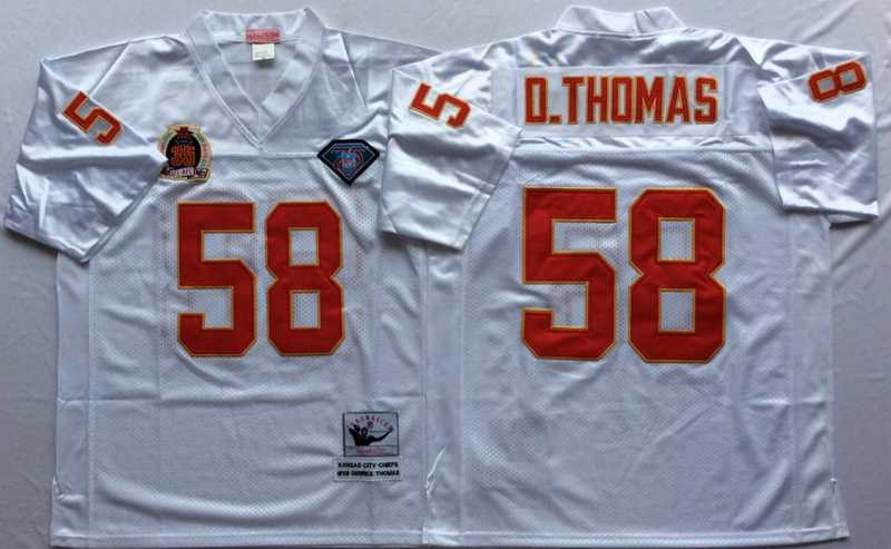 Men's Kansas City Chiefs #58 Derrick Thomas White Throwback Stitched Football Jersey,We sell and wholesale Men's Kansas City Chiefs #58 Derrick Thomas White Throwback Stitched Football Jersey on line form chian!