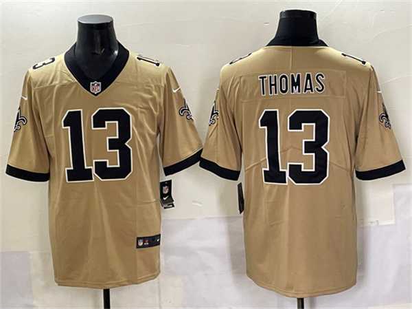 Men's New Orleans Saints #13 Michael Thomas Gold Alternate Vapor Limited Stitched Jersey,We sell and wholesale Men's New Orleans Saints #13 Michael Thomas Gold Alternate Vapor Limited Stitched Jersey on line form chian!