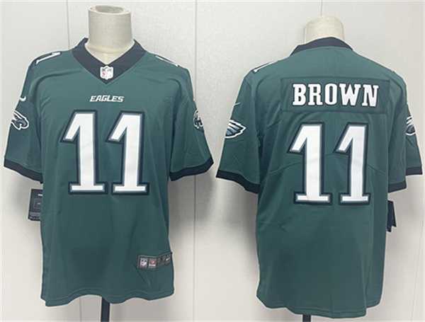 Men's Philadelphia Eagles #11 A.J. Brown Green 2024 New Vapor Untouchable Limited Stitched Jersey,We sell and wholesale Men's Philadelphia Eagles #11 A.J. Brown Green 2024 New Vapor Untouchable Limited Stitched Jersey on line form chian!
