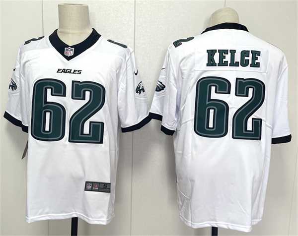 Men's Philadelphia Eagles #62 Jason Kelce White 2024 New Vapor Untouchable Limited Stitched Jersey,We sell and wholesale Men's Philadelphia Eagles #62 Jason Kelce White 2024 New Vapor Untouchable Limited Stitched Jersey on line form chian!