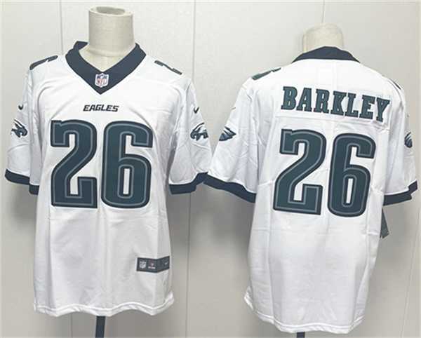 Men's Philadelphia Eagles #26 Saquon Barkley White 2024 New Vapor Untouchable Limited Stitched Jersey,We sell and wholesale Men's Philadelphia Eagles #26 Saquon Barkley White 2024 New Vapor Untouchable Limited Stitched Jersey on line form chian!