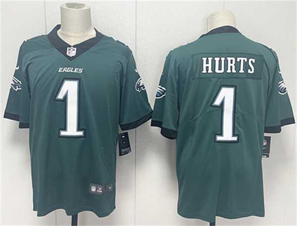 Men's Philadelphia Eagles #1 Jalen Hurts Green 2024 New Vapor Untouchable Limited Stitched Jersey,We sell and wholesale Men's Philadelphia Eagles #1 Jalen Hurts Green 2024 New Vapor Untouchable Limited Stitched Jersey on line form chian!