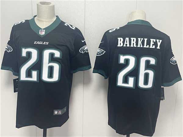 Men's Philadelphia Eagles #26 Saquon Barkley Black 2024 New Vapor Untouchable Limited Stitched Jersey,We sell and wholesale Men's Philadelphia Eagles #26 Saquon Barkley Black 2024 New Vapor Untouchable Limited Stitched Jersey on line form chian!