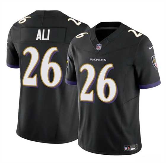 Men & Women & Youth Baltimore Ravens #26 Rasheen Ali Black 2025 F.U.S.E. Vapor Limited Jersey,We sell and wholesale Men & Women & Youth Baltimore Ravens #26 Rasheen Ali Black 2025 F.U.S.E. Vapor Limited Jersey on line form chian!