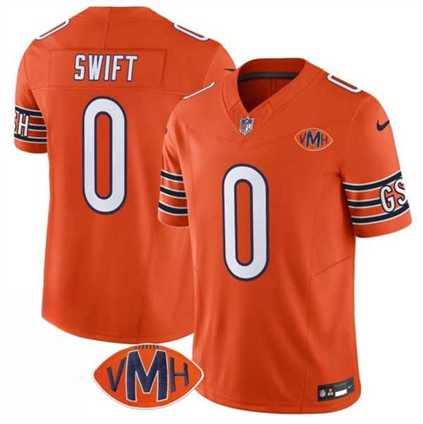 Men & Women & Youth Chicago Bears #0 D'Andre Swift Orange 2025 F.U.S.E. With VMH Patch Vapor Untouchable Limited Stitched Jersey,We sell and wholesale Men & Women & Youth Chicago Bears #0 D'Andre Swift Orange 2025 F.U.S.E. With VMH Patch Vapor Untouchable Limited Stitched Jersey on line form chian!
