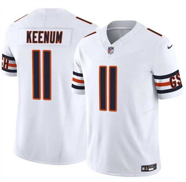 Men & Women & Youth Chicago Bears #11 Case Keenum White 2025 F.U.S.E. Vapor Untouchable Limited Stitched Jersey,We sell and wholesale Men & Women & Youth Chicago Bears #11 Case Keenum White 2025 F.U.S.E. Vapor Untouchable Limited Stitched Jersey on line form chian!