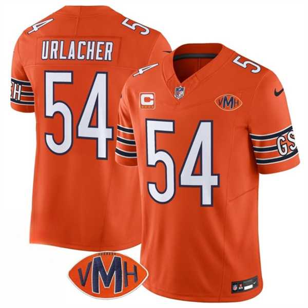 Men & Women & Youth Chicago Bears #54 Brian Urlacher Orange 2025 F.U.S.E. With 4-Star C Patch VMH Patch Vapor Untouchable Limited Stitched Jersey,We sell and wholesale Men & Women & Youth Chicago Bears #54 Brian Urlacher Orange 2025 F.U.S.E. With 4-Star C Patch VMH Patch Vapor Untouchable Limited Stitched Jersey on line form chian!