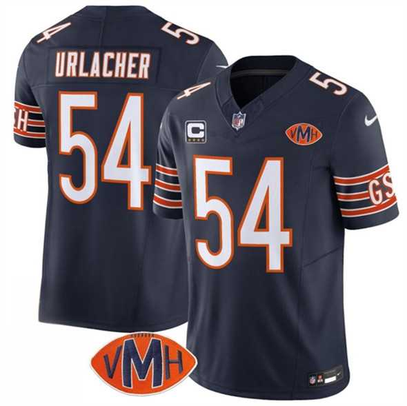 Men & Women & Youth Chicago Bears #54 Brian Urlacher Navy 2025 F.U.S.E. With 4-Star C Patch VMH Patch Vapor Untouchable Limited Stitched Jersey,We sell and wholesale Men & Women & Youth Chicago Bears #54 Brian Urlacher Navy 2025 F.U.S.E. With 4-Star C Patch VMH Patch Vapor Untouchable Limited Stitched Jersey on line form chian!