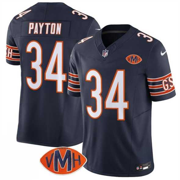 Men & Women & Youth Chicago Bears #34 Walter Payton Navy 2025 F.U.S.E. With VMH Patch Vapor Untouchable Limited Stitched Jersey,We sell and wholesale Men & Women & Youth Chicago Bears #34 Walter Payton Navy 2025 F.U.S.E. With VMH Patch Vapor Untouchable Limited Stitched Jersey on line form chian!