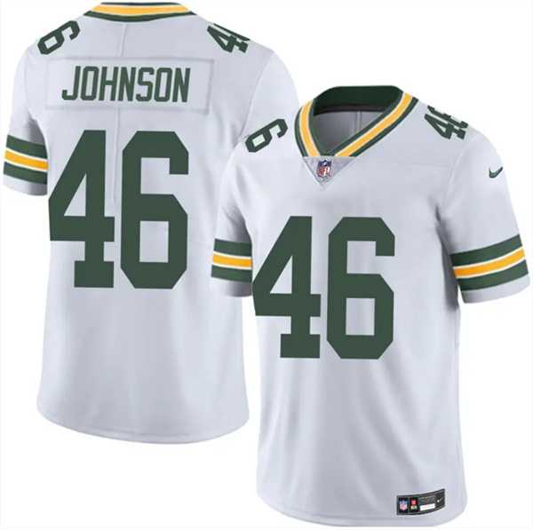 Men & Women & Youth Green Bay Packers #46 Amar Johnson White 2025 Vapor Untouchable Limited Stitched Jersey,We sell and wholesale Men & Women & Youth Green Bay Packers #46 Amar Johnson White 2025 Vapor Untouchable Limited Stitched Jersey on line form chian!