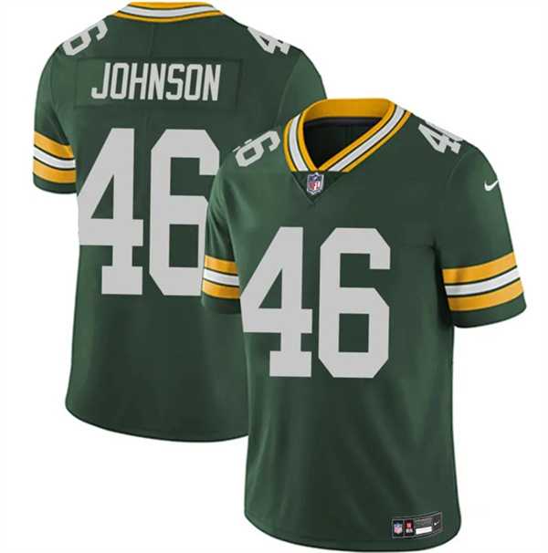 Men & Women & Youth Green Bay Packers #46 Amar Johnson Green 2025 Vapor Untouchable Limited Stitched Jersey,We sell and wholesale Men & Women & Youth Green Bay Packers #46 Amar Johnson Green 2025 Vapor Untouchable Limited Stitched Jersey on line form chian!