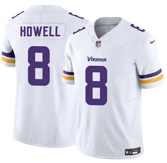 Men & Women & Youth Minnesota Vikings #8 Sam Howell White 2025 F.U.S.E. Vapor Untouchable Limited Stitched Jersey,We sell and wholesale Men & Women & Youth Minnesota Vikings #8 Sam Howell White 2025 F.U.S.E. Vapor Untouchable Limited Stitched Jersey on line form chian!