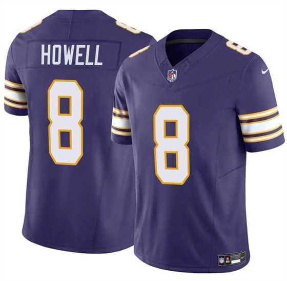 Men & Women & Youth Minnesota Vikings #8 Sam Howell Purple 2023 F.U.S.E. Throwback Vapor Untouchable Limited Stitched Jersey,We sell and wholesale Men & Women & Youth Minnesota Vikings #8 Sam Howell Purple 2023 F.U.S.E. Throwback Vapor Untouchable Limited Stitched Jersey on line form chian!