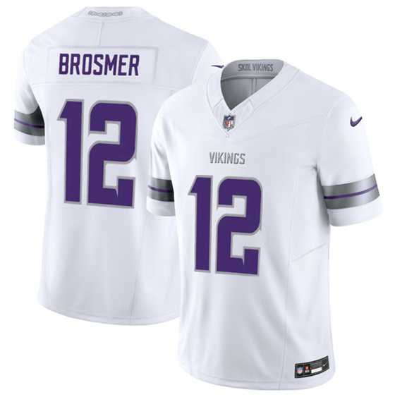 Men & Women & Youth Minnesota Vikings #12 Max Brosmer White 2025 F.U.S.E. Winter Warrior Limited Stitched Jersey,We sell and wholesale Men & Women & Youth Minnesota Vikings #12 Max Brosmer White 2025 F.U.S.E. Winter Warrior Limited Stitched Jersey on line form chian!
