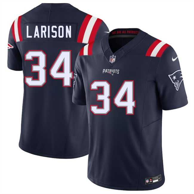 Men & Women & Youth New England Patriots #34 Lan Larison Navy 2025 F.U.S.E. Vapor Limited Stitched Jersey,We sell and wholesale Men & Women & Youth New England Patriots #34 Lan Larison Navy 2025 F.U.S.E. Vapor Limited Stitched Jersey on line form chian!