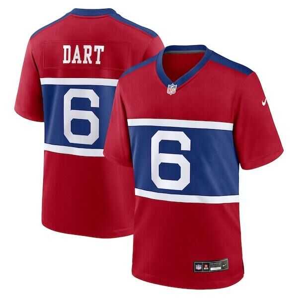 Men & Women & Youth New York Giants #6 Jaxson Dart Century Red Alternate Vapor Limited Stitched Jersey,We sell and wholesale Men & Women & Youth New York Giants #6 Jaxson Dart Century Red Alternate Vapor Limited Stitched Jersey on line form chian!