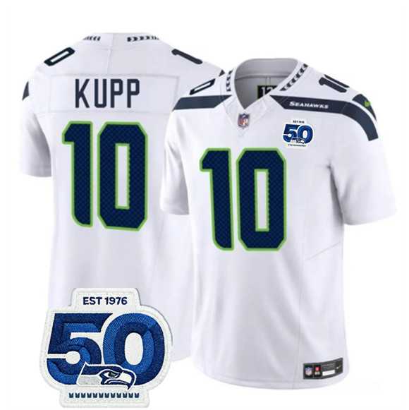 Men & Women & Youth Seattle Seahawks #10 Cooper Kupp White 2025 F.U.S.E. Vapor Untouchable Limited Stitched Jersey,We sell and wholesale Men & Women & Youth Seattle Seahawks #10 Cooper Kupp White 2025 F.U.S.E. Vapor Untouchable Limited Stitched Jersey on line form chian!