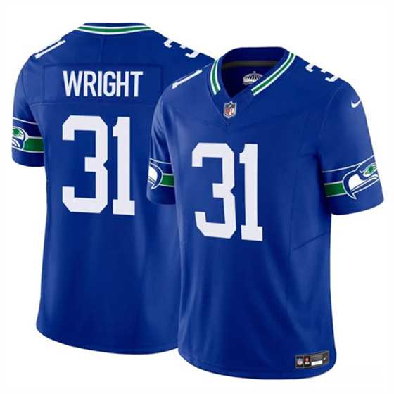 Men's Seattle Seahawks #31 Jacardia Wright Royal 2025 F.U.S.E Throwback Vapor Limited Stitched Jersey,We sell and wholesale Men's Seattle Seahawks #31 Jacardia Wright Royal 2025 F.U.S.E Throwback Vapor Limited Stitched Jersey on line form chian!