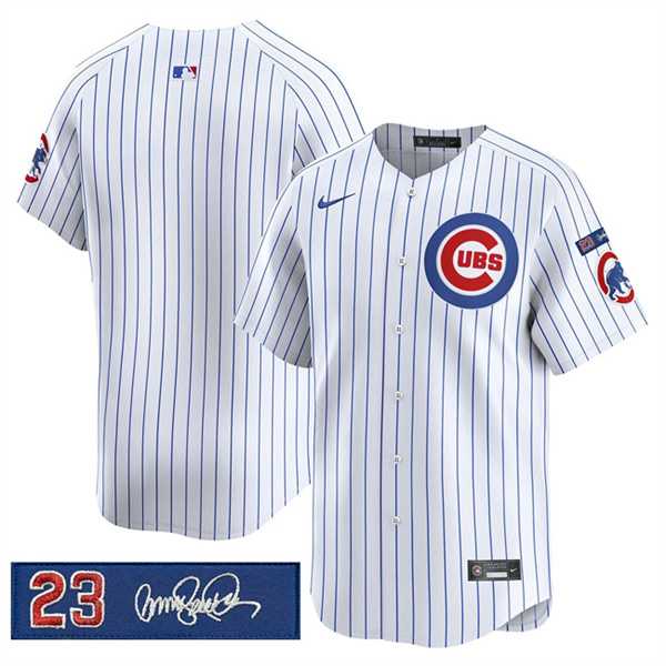 Men's Chicago Cubs Blank White Pinstripe 'Ryne Sandberg Tribute' Vapor Limited V3 Stitched Jersey Dzhi,We sell and wholesale Men's Chicago Cubs Blank White Pinstripe 'Ryne Sandberg Tribute' Vapor Limited V3 Stitched Jersey Dzhi on line form chian!