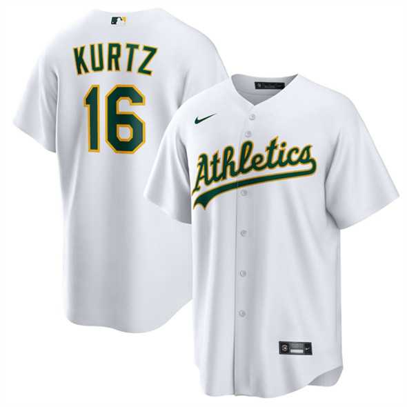 Men's Oakland Athletics #16 Nick Kurtz White Cool Base Stitched Jersey Dzhi,We sell and wholesale Men's Oakland Athletics #16 Nick Kurtz White Cool Base Stitched Jersey Dzhi on line form chian!