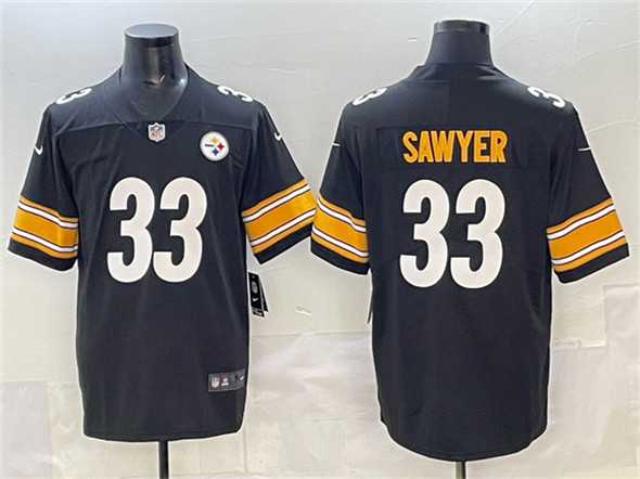 Men's Pittsburgh Steelers #33 Jack Sawyer Black 2025 Vapor Limited Stitched Jersey,We sell and wholesale Men's Pittsburgh Steelers #33 Jack Sawyer Black 2025 Vapor Limited Stitched Jersey on line form chian!