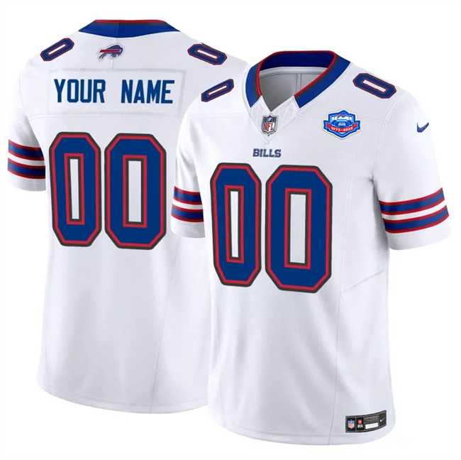 Men & Women & Youth Buffalo Bills Active Player Custom White 2025 F.U.S.E. With Farewell Patch Vapor Untouchable Limited Stitched Jersey,We sell and wholesale Men & Women & Youth Buffalo Bills Active Player Custom White 2025 F.U.S.E. With Farewell Patch Vapor Untouchable Limited Stitched Jersey on line form chian!