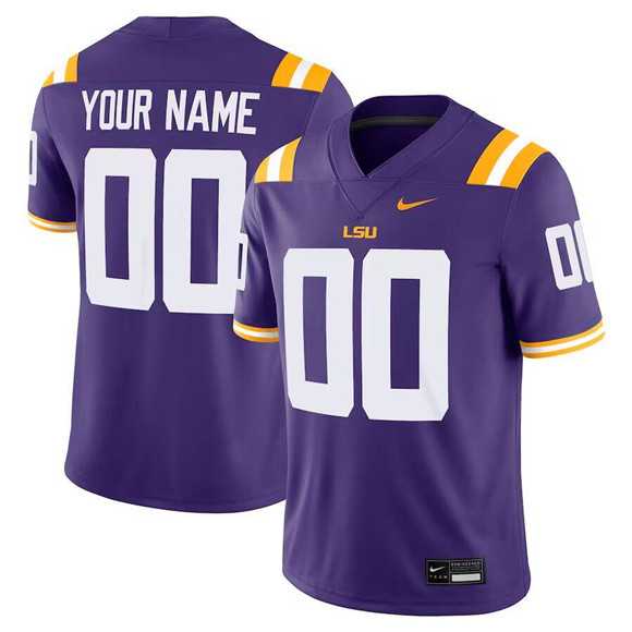 Men's LSU Tigers ACTIVE PLAYER Custom Purple Stitched Game Jersey,We sell and wholesale Men's LSU Tigers ACTIVE PLAYER Custom Purple Stitched Game Jersey on line form chian!
