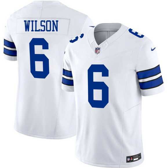Men & Women & Youth Dallas Cowboys #6 Donovan Wilson White 2025 F.U.S.E Vapor Untouchable Limited Stitched Jersey,We sell and wholesale Men & Women & Youth Dallas Cowboys #6 Donovan Wilson White 2025 F.U.S.E Vapor Untouchable Limited Stitched Jersey on line form chian!