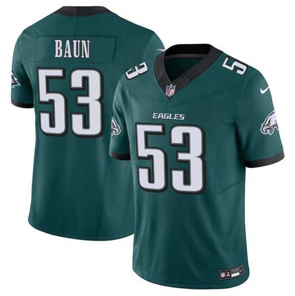 Men & Women & Youth Philadelphia Eagles #53 Zack Baun Green 2025 F.U.S.E. Vapor Untouchable Limited Stitched Jersey,We sell and wholesale Men & Women & Youth Philadelphia Eagles #53 Zack Baun Green 2025 F.U.S.E. Vapor Untouchable Limited Stitched Jersey on line form chian!