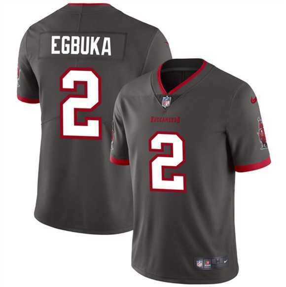 Men & Women & Youth Tampa Bay Buccaneers #2 Emeka Egbuka New Gray 2025 Draft Vapor Untouchable Limited Stitched Jersey,We sell and wholesale Men & Women & Youth Tampa Bay Buccaneers #2 Emeka Egbuka New Gray 2025 Draft Vapor Untouchable Limited Stitched Jersey on line form chian!