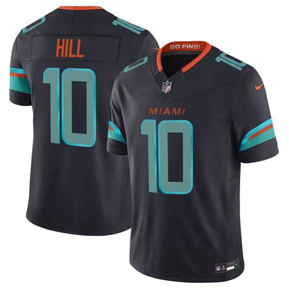 Men's Miami Dolphins #10 Tyreek Hill Black 2025 F.U.S.E. 'Rivalries' Vapor Limited Football Stitched Jersey Dzhi,We sell and wholesale Men's Miami Dolphins #10 Tyreek Hill Black 2025 F.U.S.E. 'Rivalries' Vapor Limited Football Stitched Jersey Dzhi on line form chian!