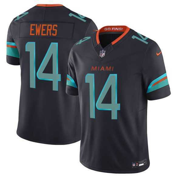 Men's Miami Dolphins #14 Quinn Ewers Black 2025 F.U.S.E. 'Rivalries' Vapor Limited Football Stitched Jersey Dzhi,We sell and wholesale Men's Miami Dolphins #14 Quinn Ewers Black 2025 F.U.S.E. 'Rivalries' Vapor Limited Football Stitched Jersey Dzhi on line form chian!