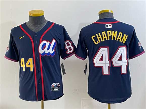 Women's American League #44 Aroldis Chapman Navy 2025 All-Star Edition Limited Stitched Jersey,We sell and wholesale Women's American League #44 Aroldis Chapman Navy 2025 All-Star Edition Limited Stitched Jersey on line form chian!