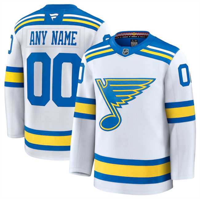 Men's St. Louis Blues Active Player Custom White 2024-25 Away Stitched Hockey Jersey,We sell and wholesale Men's St. Louis Blues Active Player Custom White 2024-25 Away Stitched Hockey Jersey on line form chian!