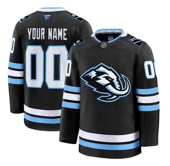 Men's Utah Mammoth ACTIVE PLAYER Custom 2025 Black Stitched Hockey Jersey,We sell and wholesale Men's Utah Mammoth ACTIVE PLAYER Custom 2025 Black Stitched Hockey Jersey on line form chian!